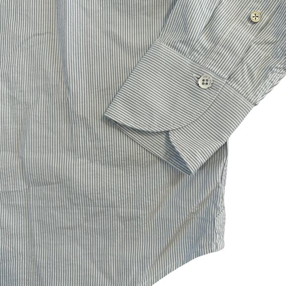 Rag & Bone Men's Fit 1 Charles Shirt Striped Size 14.5 - Picture 5 of 8